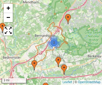 Area schools map